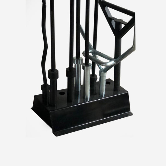 Premium 10-Slot Barbell Holder - Compact & Durable Gym Organizer - www.allfitnessusa.com