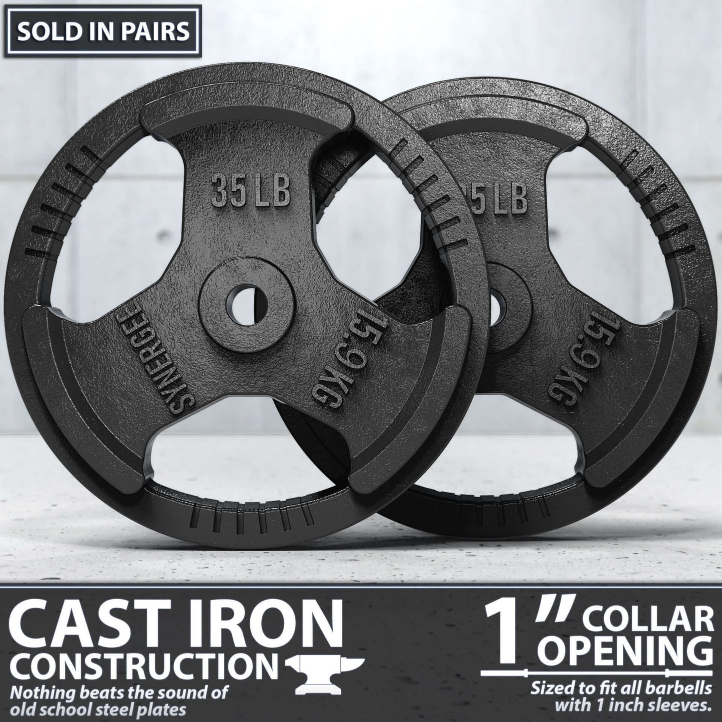 1 Inch Cast Iron Weight Plates