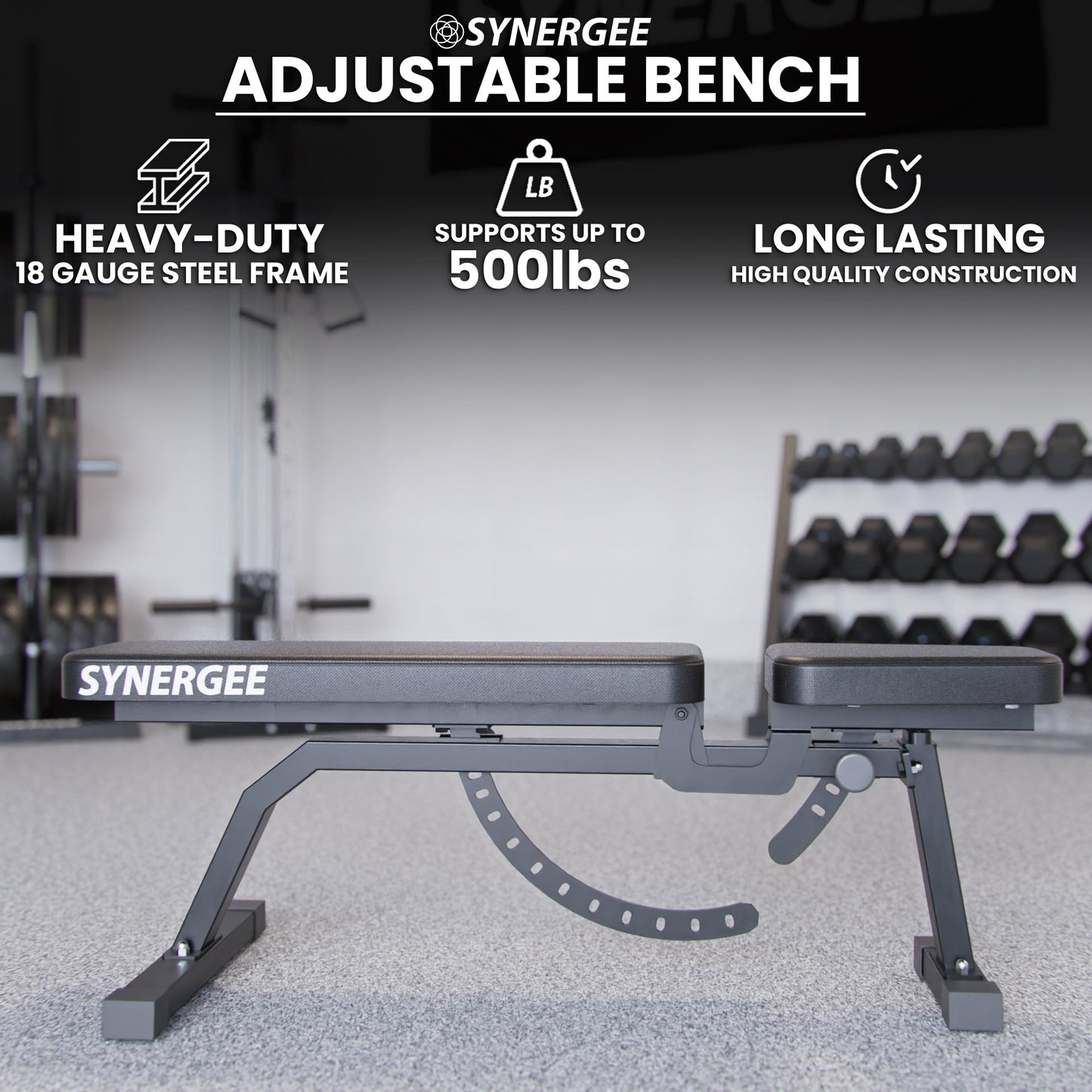 Adjustable Incline Bench - www.allfitnessusa.com