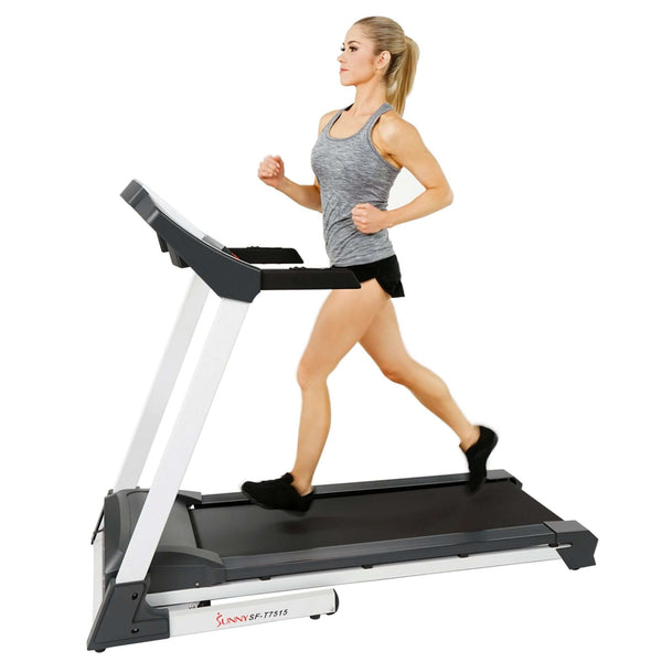 Sunny Health & Fitness Smart Treadmill with Auto Incline
