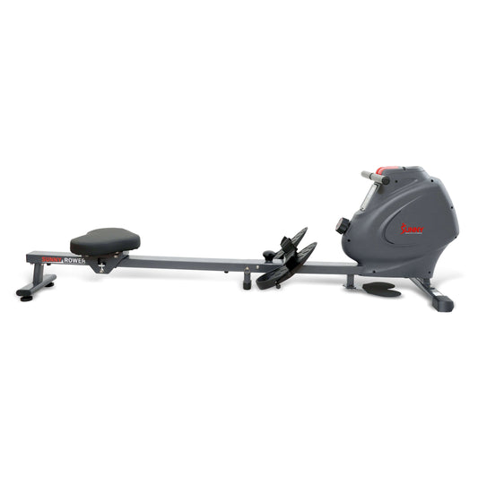 Sunny Health & Fitness Premium Magnetic Rowing Machine Smart Rower-side view